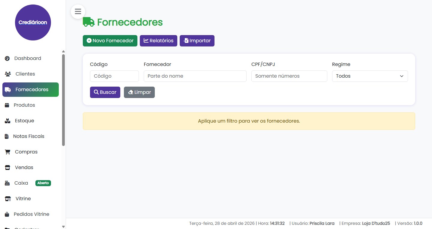 Fornecedores